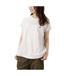 MAC HOUSE(women)(マックハウス（レディース）)/BEVERLY HILLS POLO CLUB ビバリーヒルズポロクラブ リブ付きモックネック無地Tシャツ 3287－7751/ベージュ