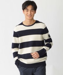 ECOALF MEN(ECOALF MEN)/NOGAL ボーダーニット / NOGAL SWEATER MAN/ホワイト/ネイビー