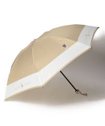 POLO RALPH LAUREN(umbrella)(ポロラルフローレン（傘）)/折りたたみ傘 カラーブロック/ベージュ