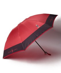 POLO RALPH LAUREN(umbrella)(ポロラルフローレン（傘）)/折りたたみ傘 カラーブロック/レッド