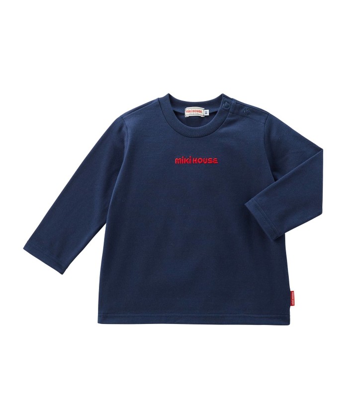mikihouse 【ミキハウス】 長袖Tシャツ ネイビー 90cm mikihouse 【ミキハウス】 長袖Tシャツ ネイビー 90cm