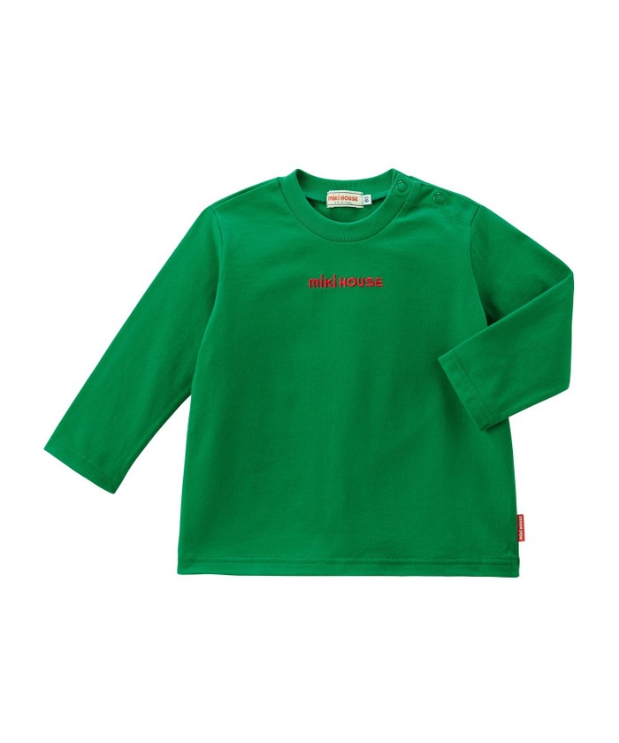 mikihouse 【ミキハウス】 長袖Tシャツ グリーン 110cm mikihouse 【ミキハウス】 長袖Tシャツ グリーン 110cm