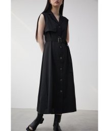 AZUL by moussy(アズールバイマウジー)/SINGLE FLAP GILET ONEPIECE/BLK