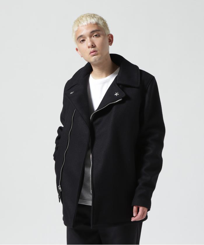 UNITEDARROWS】BEAUTY&YOUTH☆ Pコート☆ すごく ネイビー☆M
