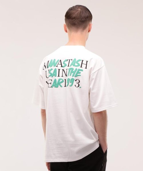 MANASTASH(マナスタッシュ)/MANASTASH/マナスタッシュ/CiTee SPRAY Tシャツ/ホワイト