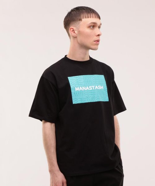MANASTASH(マナスタッシュ)/MANASTASH/マナスタッシュ/CiTee MTN PATTEN Tシャツ/ブラック