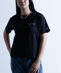 Nylaus/Champion USAコットン ロゴ刺繍 リラックスフィット ショートスリーブ Tシャツ CW－X337/505279358