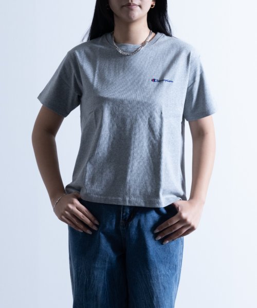 Nylaus(ナイラス)/Champion USAコットン ロゴ刺繍 リラックスフィット ショートスリーブ Tシャツ CW－X337/その他