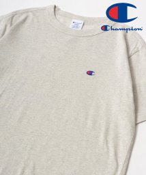 marukawa shonan(marukawa shonan)/【Champion/チャンピオン】コットンUSA ロゴワッペン ワンポイント刺繍 半袖Tシャツ/無地T レディース メンズ トップス/オートミール