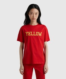 BENETTON (women)(ベネトン（レディース）)/カラー半袖Tシャツ・カットソー/レッド
