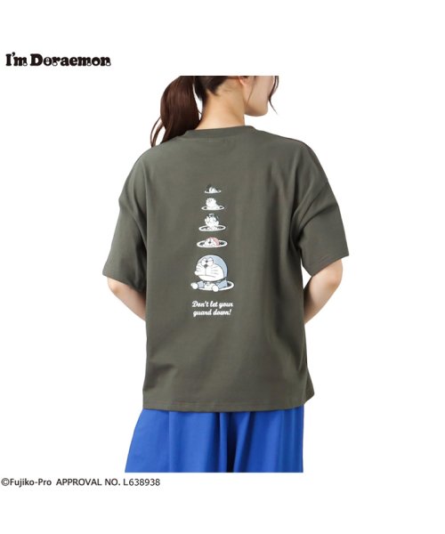 I'ｍ Doraemon アイムドラえもん バックプリントTシャツ 3283－1864(505280465) マックハウス（レディース）(MAC  HOUSE(women)) MAGASEEK