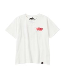 MAC HOUSE(kid's)(マックハウス（キッズ）)/CONART コナート ロゴプリント半袖Tシャツ MAB23125/ホワイト