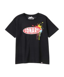 MAC HOUSE(kid's)(マックハウス（キッズ）)/CONART コナート ロゴプリント半袖Tシャツ MAB23125/ブラック