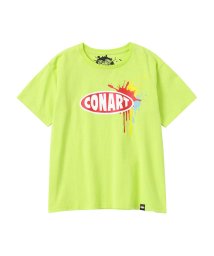 MAC HOUSE(kid's)(マックハウス（キッズ）)/CONART コナート ロゴプリント半袖Tシャツ MAB23125/グリーン