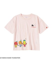 MAC HOUSE(kid's)(マックハウス（キッズ）)/ぷっぷる 裾プリントTシャツ 887457/ピンク