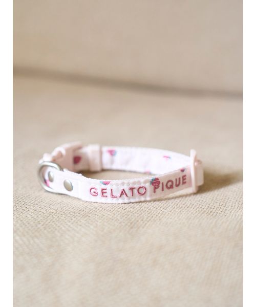 GELATOPIQUECAT & DOG 【CAT & DOG】【販路限定商品】モチーフ柄首輪 PNK S GELATOPIQUECAT & DOG 【CAT & DOG】【販路限定商品】モチーフ柄首輪 PNK S