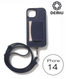 Demiu(Demiu)/【Demiu / デミュ】POCHE iPhone14  iPhoneケース アイフォンケース 手帳型 レザー 本革 牛革 ストラップ付/マルチ
