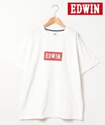 marukawa shonan(marukawa shonan)/【EDWIN/エドウィン】ロゴプリント 半袖Tシャツ/メンズ レディース カジュアル トップス Tシャツ ブランド デニム ジーンズ アメカジ/ホワイト