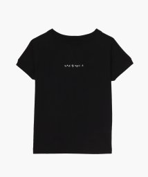 To b. by agnes b./WT13 TS リブネックロゴTシャツ/505253415