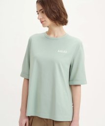 AIGLE(エーグル)/UVカット 吸水速乾 クルーネックロゴTシャツ/グリーン
