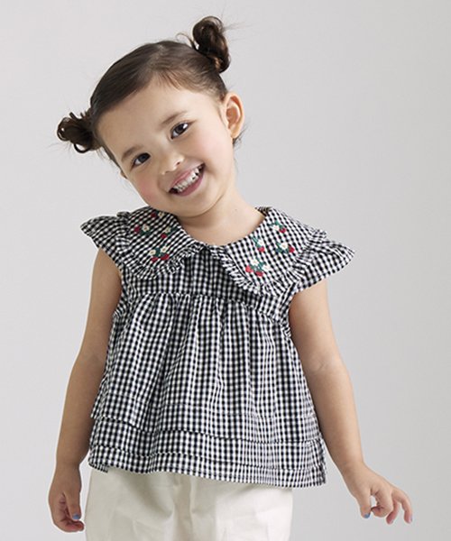 セール】【リンク】イチゴ刺しゅうブラウス(505271023) | プティマイン  