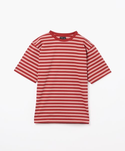 agnes b. HOMME OUTLET(アニエスベー　オム　アウトレット)/【Outlet】J008 TS CHRIS MC ボーダーTシャツ/レッド系