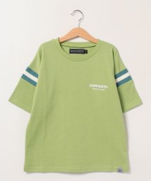 KRIFF MAYER(クリフ メイヤー)/袖ラインTシャツ　130~170cm/ライトグリーン