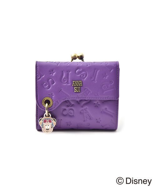 ANNA SUI BAG(アナスイ（バッグ）)/Disney DISCO! 口金折財布/パープル