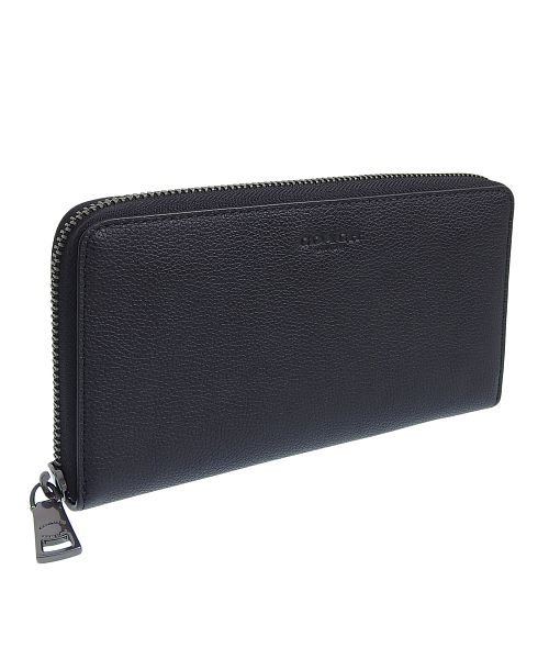 COACH(コーチ)/COACH コーチ ACCORDION WALLET アコーディオン ROUND ZIP 長財布/ブラック