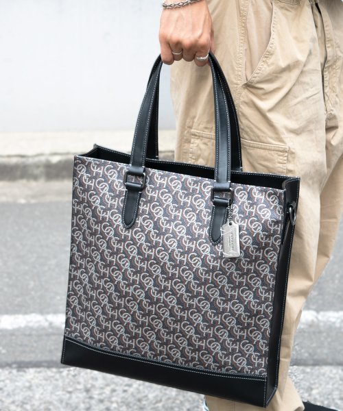 COACH(コーチ)/COACH コーチ GRAHAM グラハム ショルダー トートバッグ 2WAY A4可/ブラック