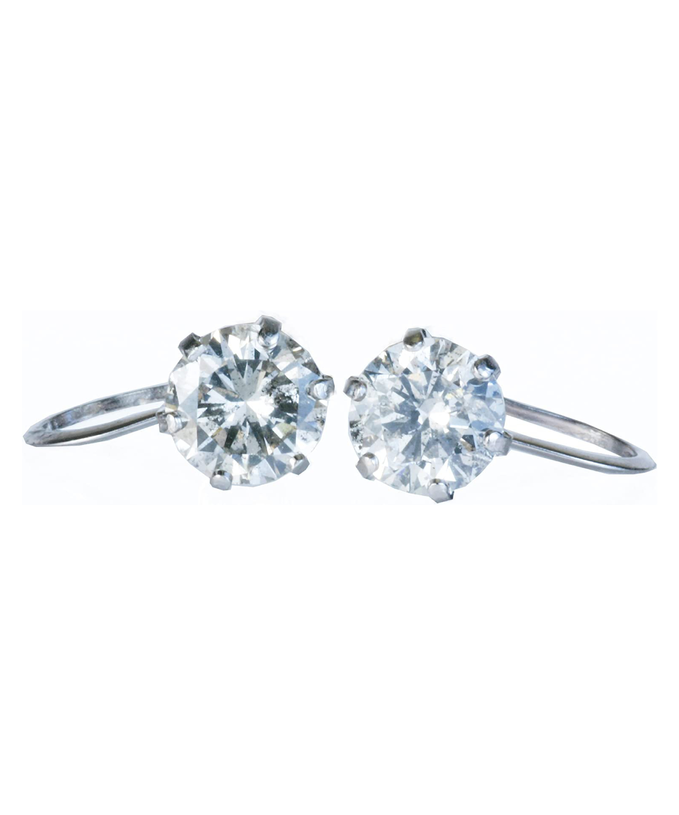 セール】プラチナ900 大粒 1.0ct ダイヤモンド スタッド イヤリング