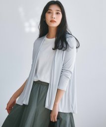 NIJYUSANKU（SMALL SIZE）(23区（小さいサイズ）)/【新色追加/UVケア/接触冷感】マルチ機能 シアー ショート カーディガン/ライトグレー系