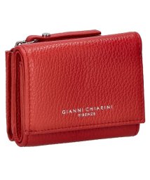 GIANNI CHIARINI(ジャンニキアリーニ)/ジャンニ・キアリーニ PF W5065 GRN 三つ折り財布/レッド