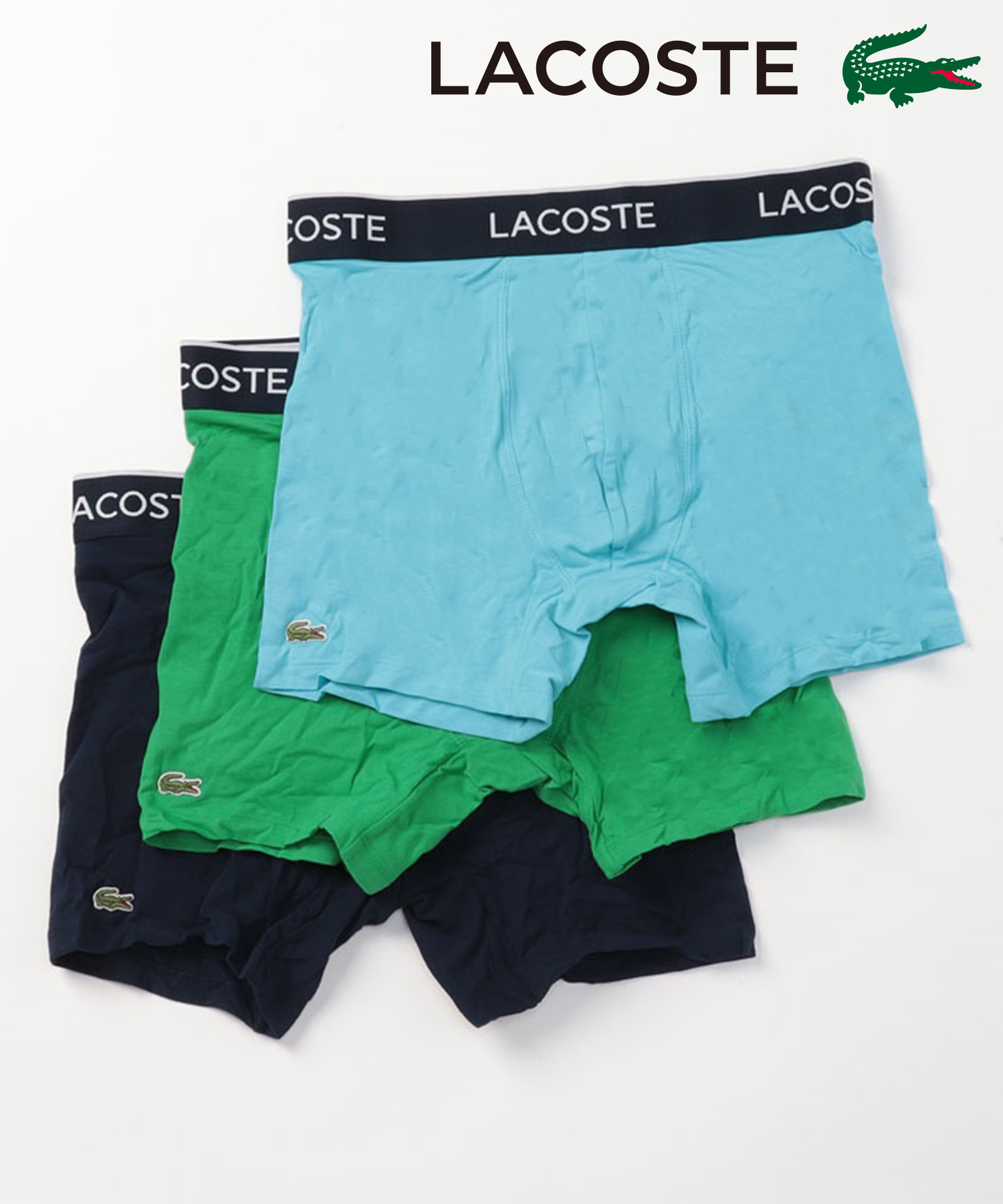 セール】【LACOSTE / ラコステ】ボクサーパンツ 3枚セット 6H3420 父の