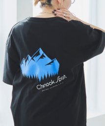 coen(coen)/Chinook Sport（チヌークスポーツ）別注プリントTシャツ/BLACK