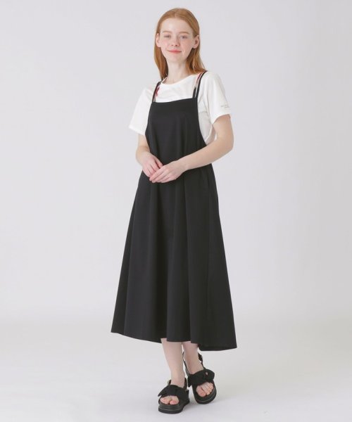 ハイカウントシルケットポンチエプロンドレス×Tシャツセット(505262639 