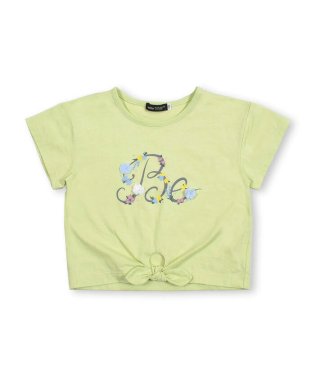 BeBe/フラワーロゴプリント裾結びTシャツ(90~150cm)/505265749