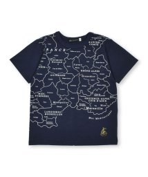 BeBe/スラブ天竺フランスMAPTシャツ(90~150cm)/505265750