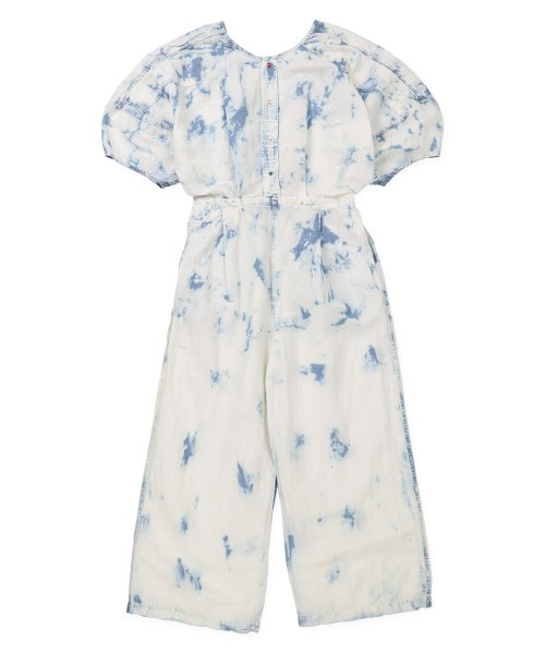 リネンコットン ポプリンインディゴ ジャンプスーツ(505269885)｜阪急  
