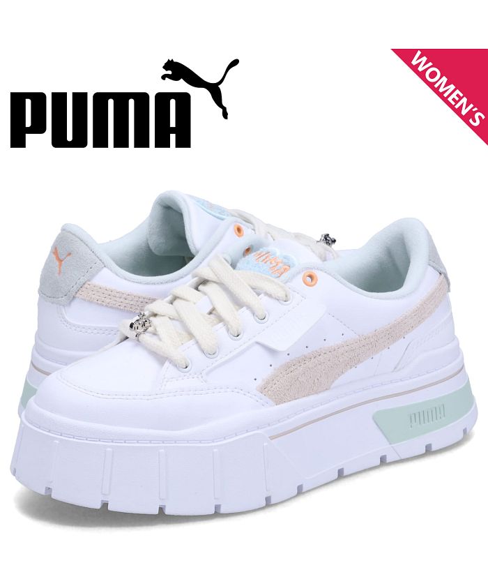 PUMA プーマ スニーカー メイズ スタック ウィメンズ レディース 厚底 MAYZE STACK IWD WOMENS ホワイト 白 392102