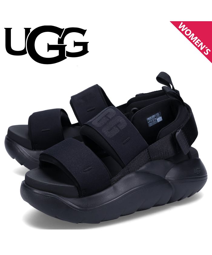 UGG アグ サンダル クラウド スポーツ レディース 厚底 LA CLOUD SPORT SANDAL ブラック 黒 1136814