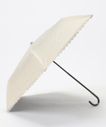MONO COMME CA(モノコムサ)/【晴雨兼用】UVカット　レース調　折りたたみ傘/ベージュ