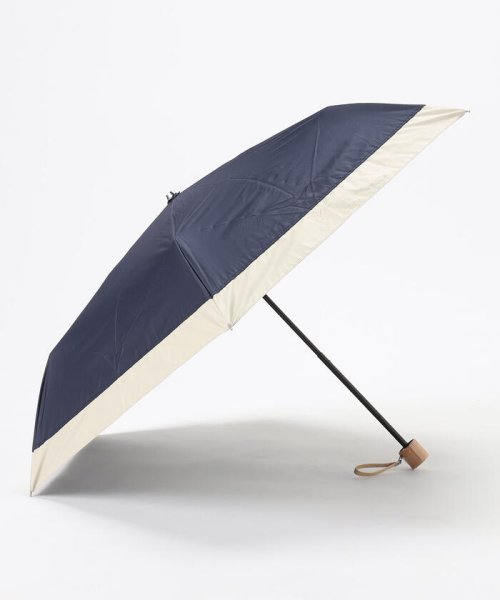 MONO COMME CA(モノコムサ)/【晴雨兼用】UVカット　折りたたみ傘/ネイビー