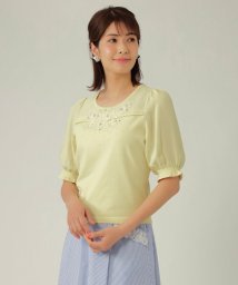 TO BE CHIC/フラワーモチーフ ニットプルオーバー/505282206