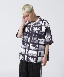 AVIREX(AVIREX)/《直営店限定》AVX WEST COAST PATTERN SHIRT / ウエストコースト 総柄 シャツ/ブラック