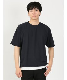 m.f.editorial/kaule 裾フェイクレイヤード クルーネック 半袖 メンズ Tシャツ カットソー カジュアル インナー ビジネス ギフト プレゼント/505283475