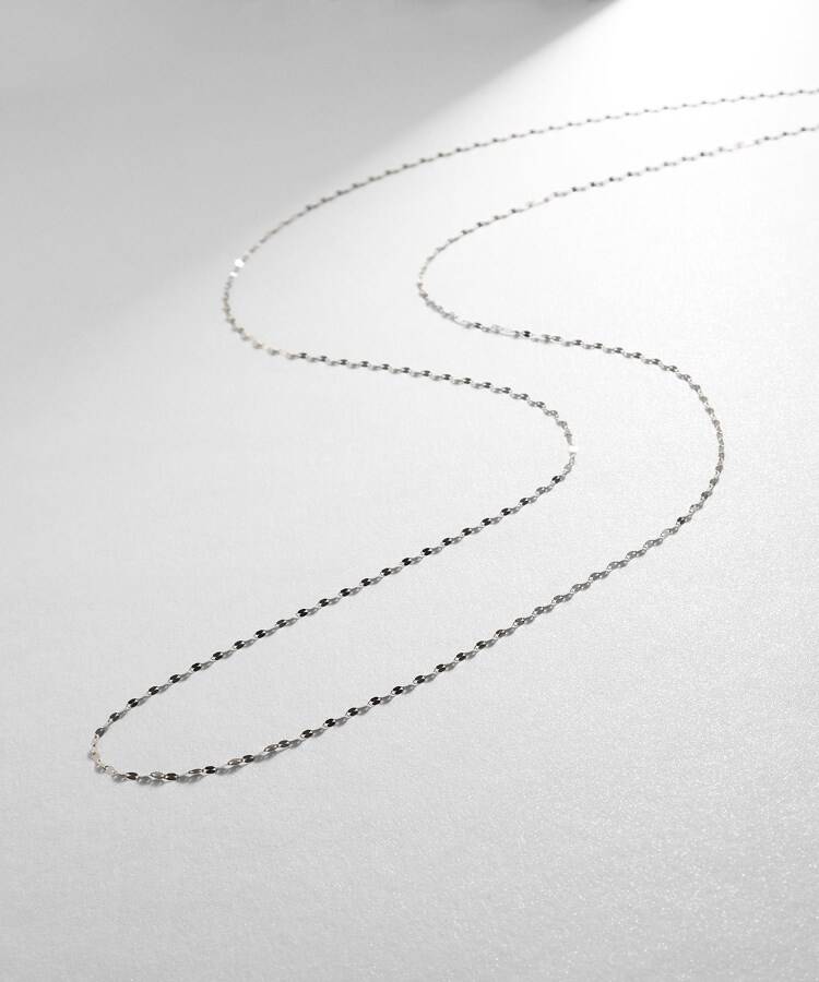 Ptフラワークロスチェーン ロングネックレス(90cm)(505283922