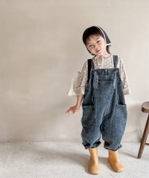 aimoha/【aimoha－KIDS－】韓国子供服　アメリカワークデニムサロペット/505285294