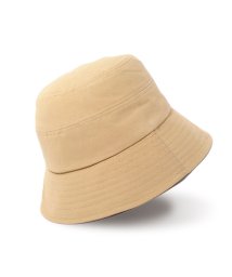 exrevo(エクレボ)/バケットハット コットン 無地 深め バケハ 大きめ 綿100 シンプル レディース 帽子 トレンド UV 遮光 UV対策 紫外線対策 ホワイト ブラック チュ/ベージュ