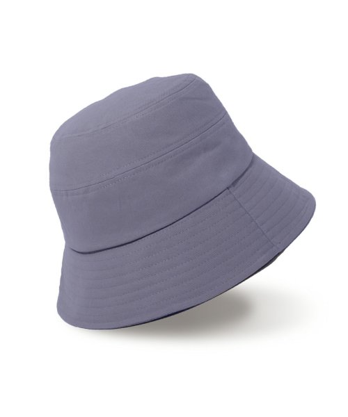 exrevo(エクレボ)/バケットハット コットン 無地 深め バケハ 大きめ 綿100 シンプル レディース 帽子 トレンド UV 遮光 UV対策 紫外線対策 ホワイト ブラック チュ/ブルー